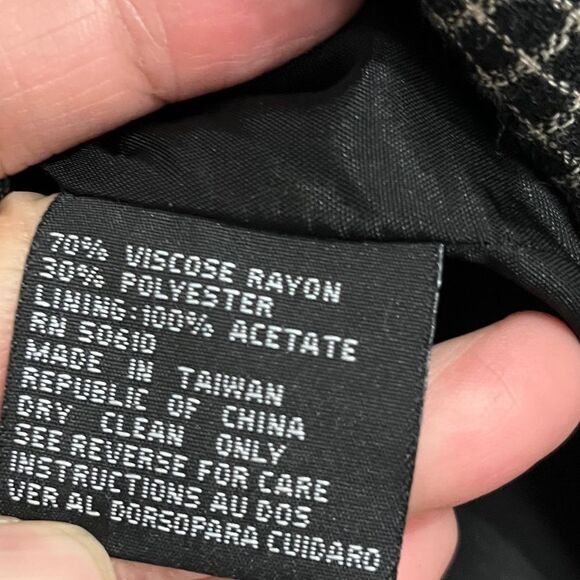 Kasper ASL Women’s Black & Pastel Pink Business Office Blazer Jacket Sz-8P - Picture 6 of 7